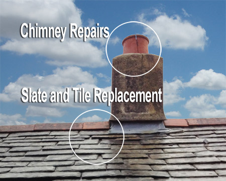 Roofing repairs - storm damage