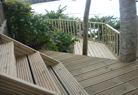 Decking Patio Area